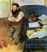 Edgar Degas The Portrait of Martelli Sweden oil painting artist